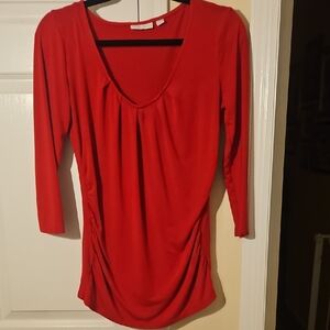 New York & Company Ruched Top